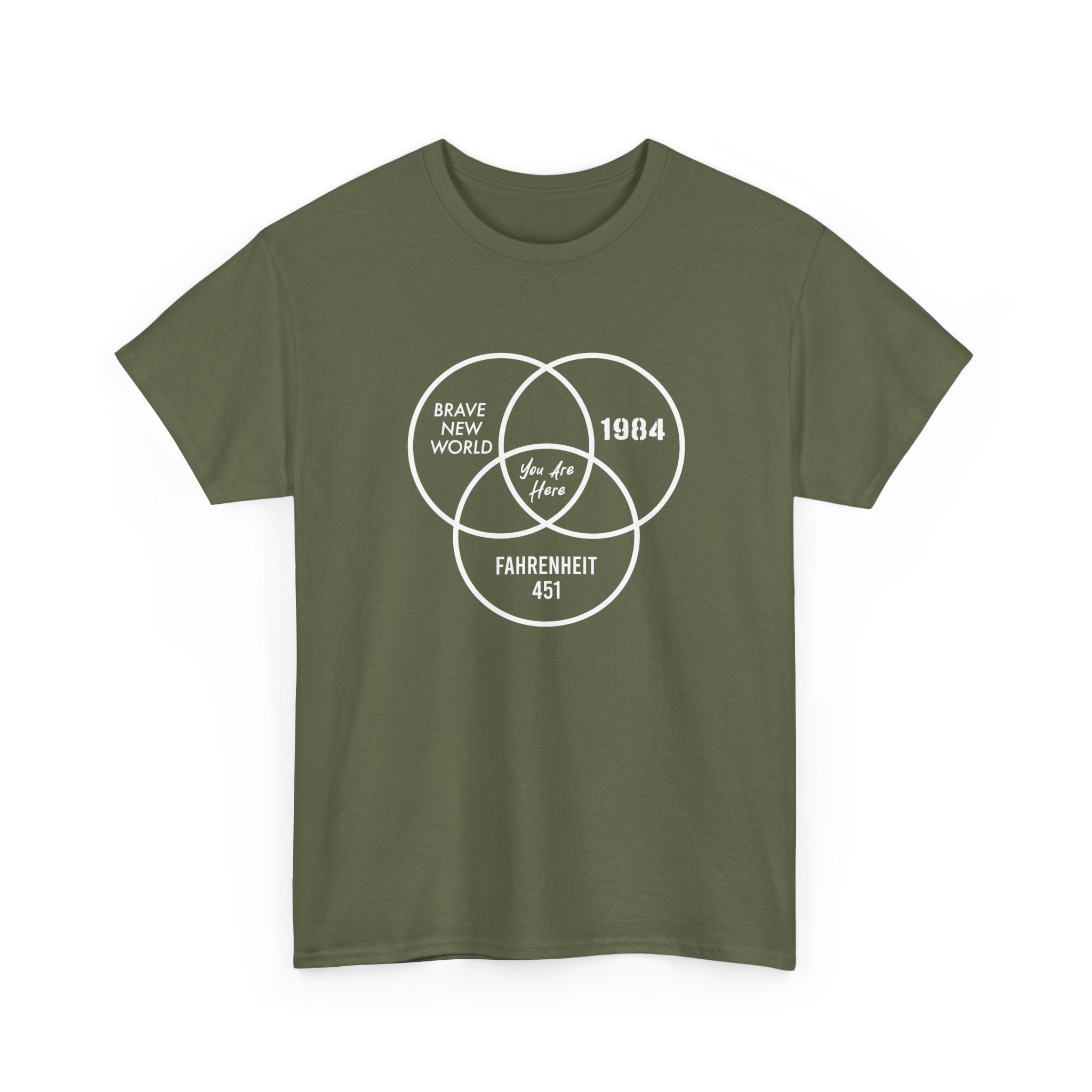 You Are Here - Dystopian Books -  Unisex Crewneck T-Shirt