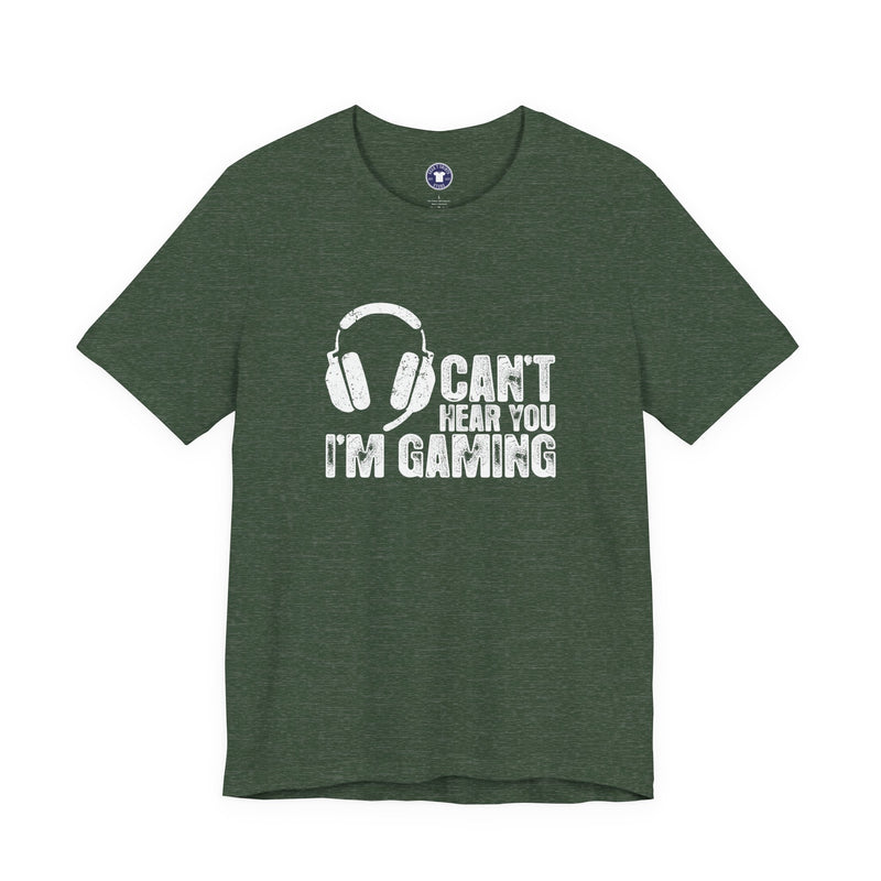 Can't Hear You I'm Gaming - Premium Unisex Crewneck T-Shirt