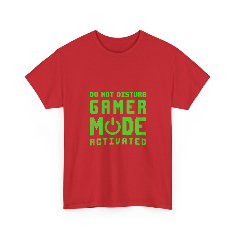 Gamer Mode Activated T-Shirt, Do Not Disturb Tee, Geek T-Shirt, Nerd Shirt, Video Game Lover Gift, Retro Style, Power Symbol Design