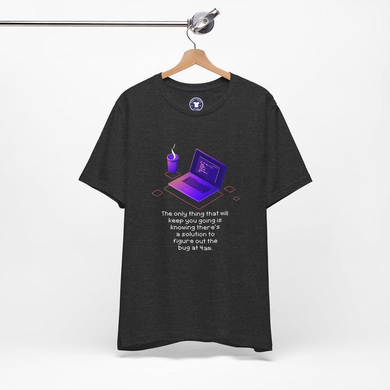 Figure Out The Bug At 4am - Premium Unisex Crewneck T-Shirt
