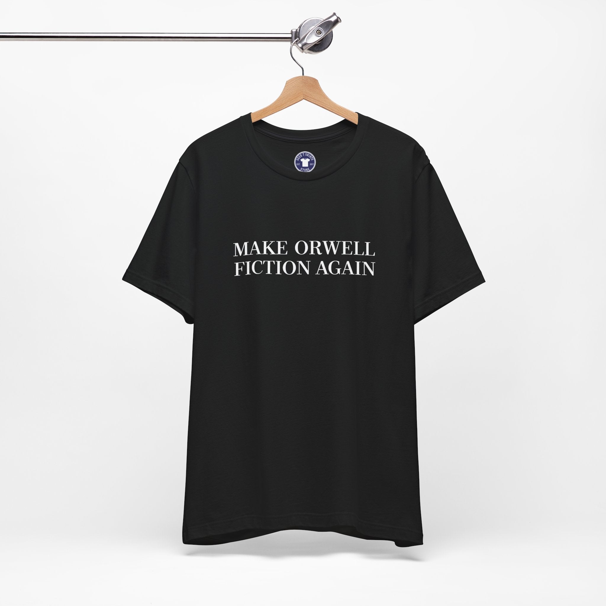 Make Orwell Fiction Again - Premium Unisex Crewneck T-Shirt