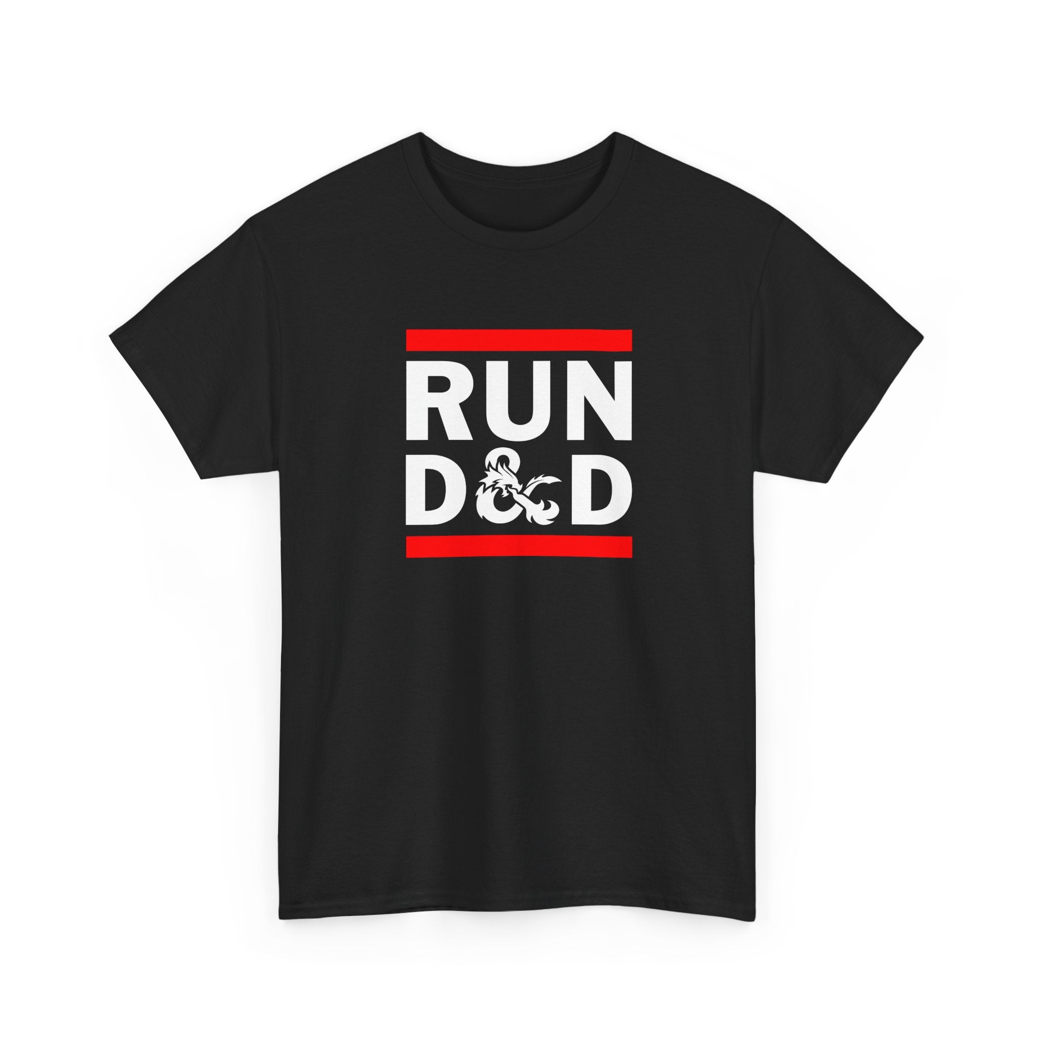 RUN DnD - Geek Role Play Gamer - Regular Unisex Crewneck T-Shirt
