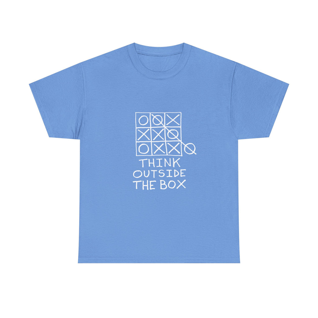 Think Outside the Box T-Shirt, Tic Tac Toe Game Tee, Funny Geek T-Shirt, Nerd Shirt, Puzzle Lover Gift, Casual Humor Top, Strategy Shirt