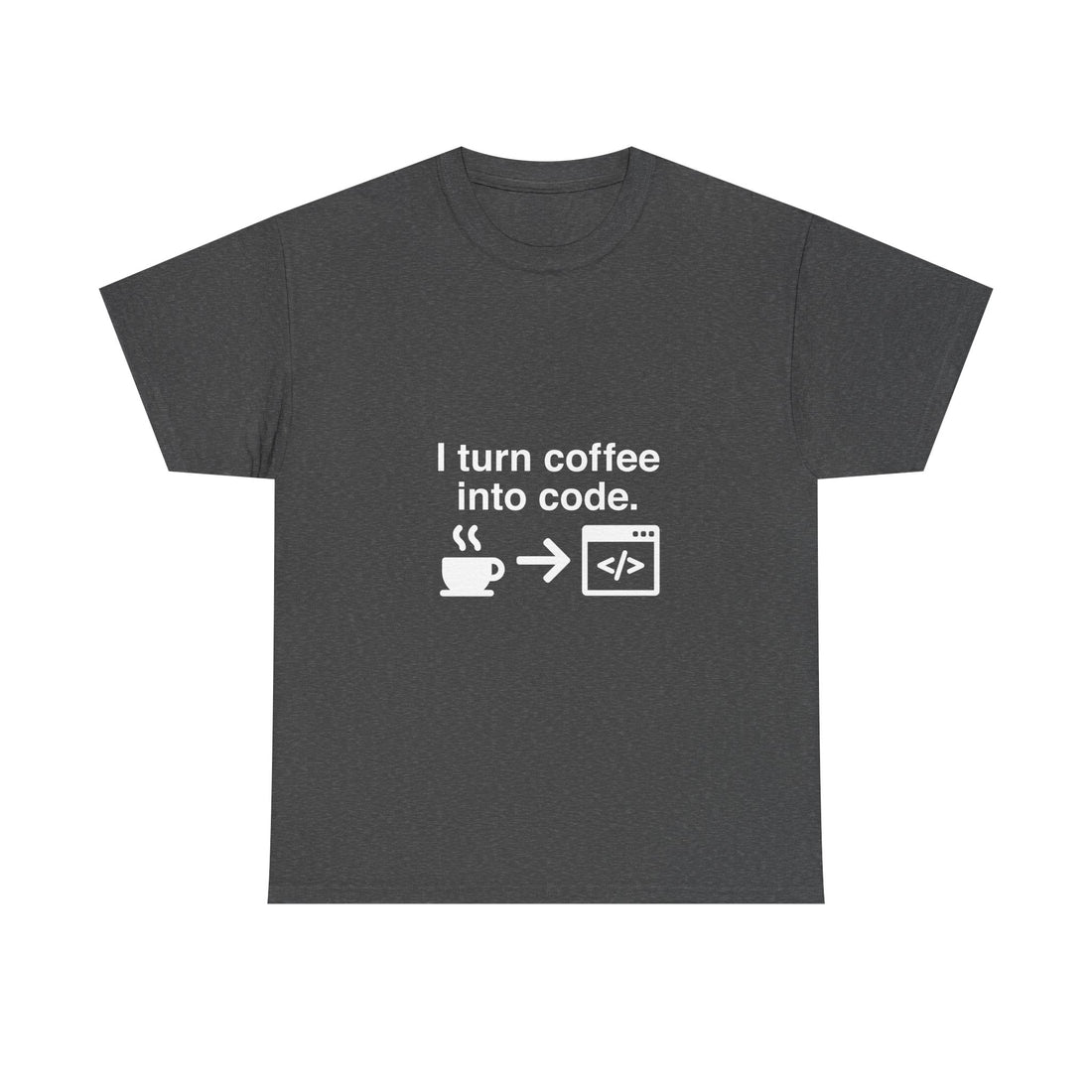 I Turn Coffee Into Code T-Shirt, Programmer Gift Tee, Coding Humor Shirt, Geek T-Shirt, Nerd Shirt, Developer Present, Coder Apparel
