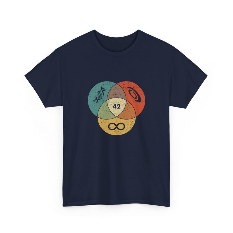 42 Answer To Life The Universe And Everything - Color Version - Regular Unisex Crewneck T-Shirt