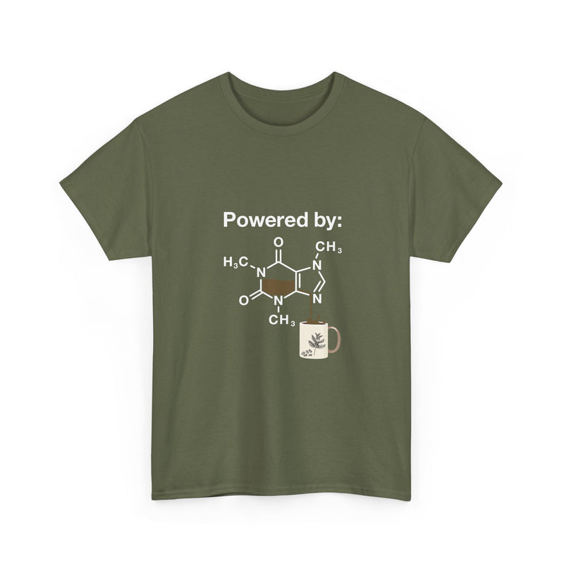 Caffeine Molecule T-Shirt, Coffee Science Tee, Geek T-Shirt, Nerd Shirt, Chemistry Humor Gift, Coffee Lover Present, Science Art Apparel
