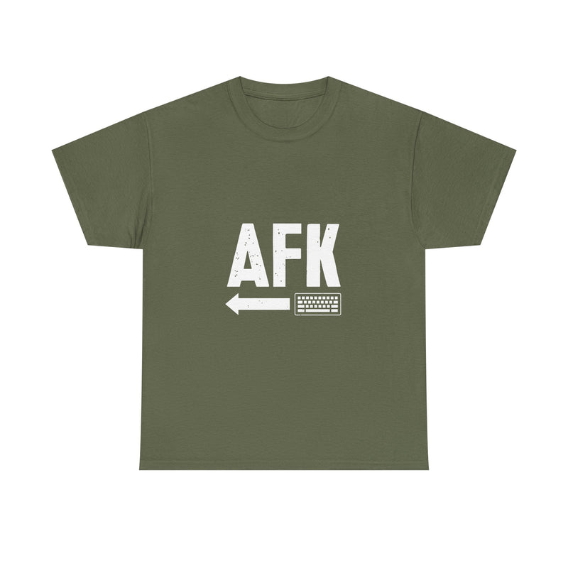 AFK Keyboard T-Shirt, Gamer Tee, Keyboard Lover Gift, Geek T-Shirt, Nerd Shirt, Video Game Apparel, Computer Humor Top, Casual Wear