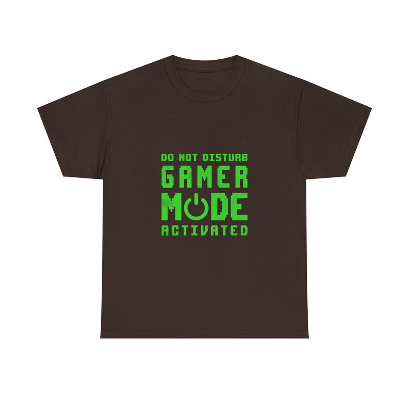 Gamer Mode Activated T-Shirt, Do Not Disturb Tee, Geek T-Shirt, Nerd Shirt, Video Game Lover Gift, Retro Style, Power Symbol Design
