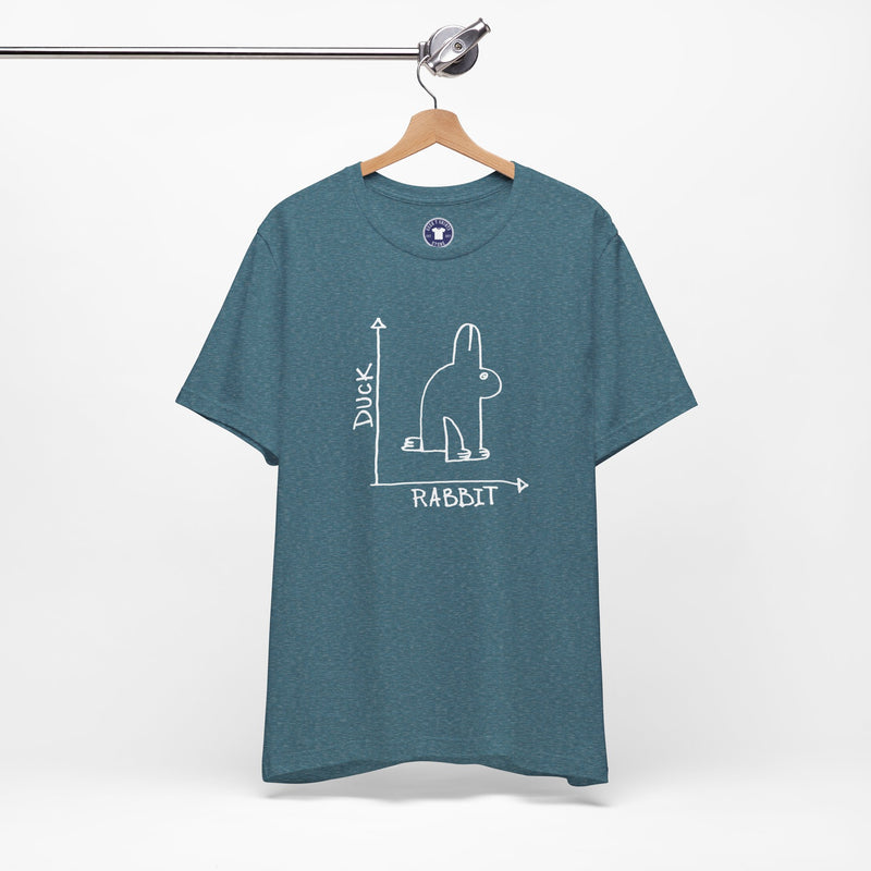 Rabbit-Duck Paradox - Premium Unisex Crewneck T-Shirt