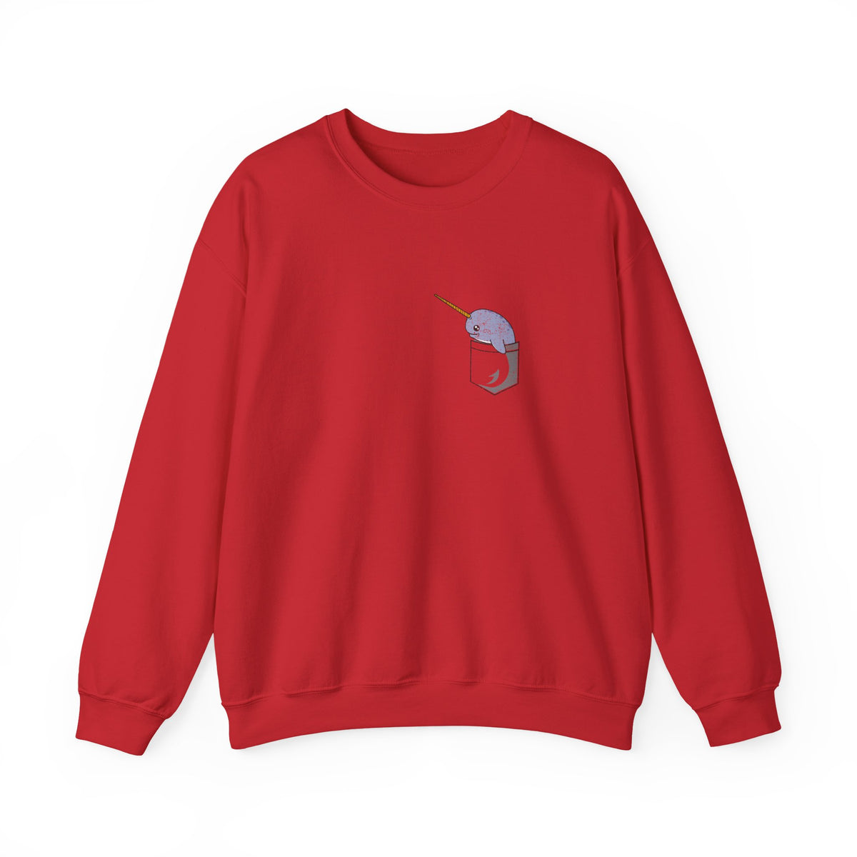Narwhal Pocket Print Sweatshirt