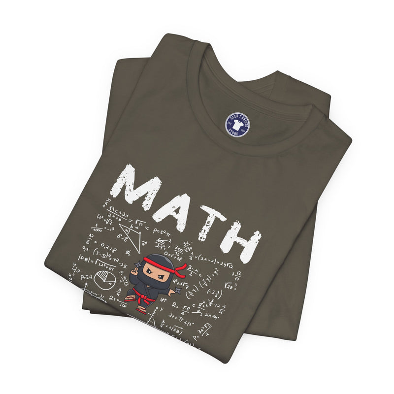 Math Ninja - Math Teacher - Premium Unisex Crewneck T-Shirt