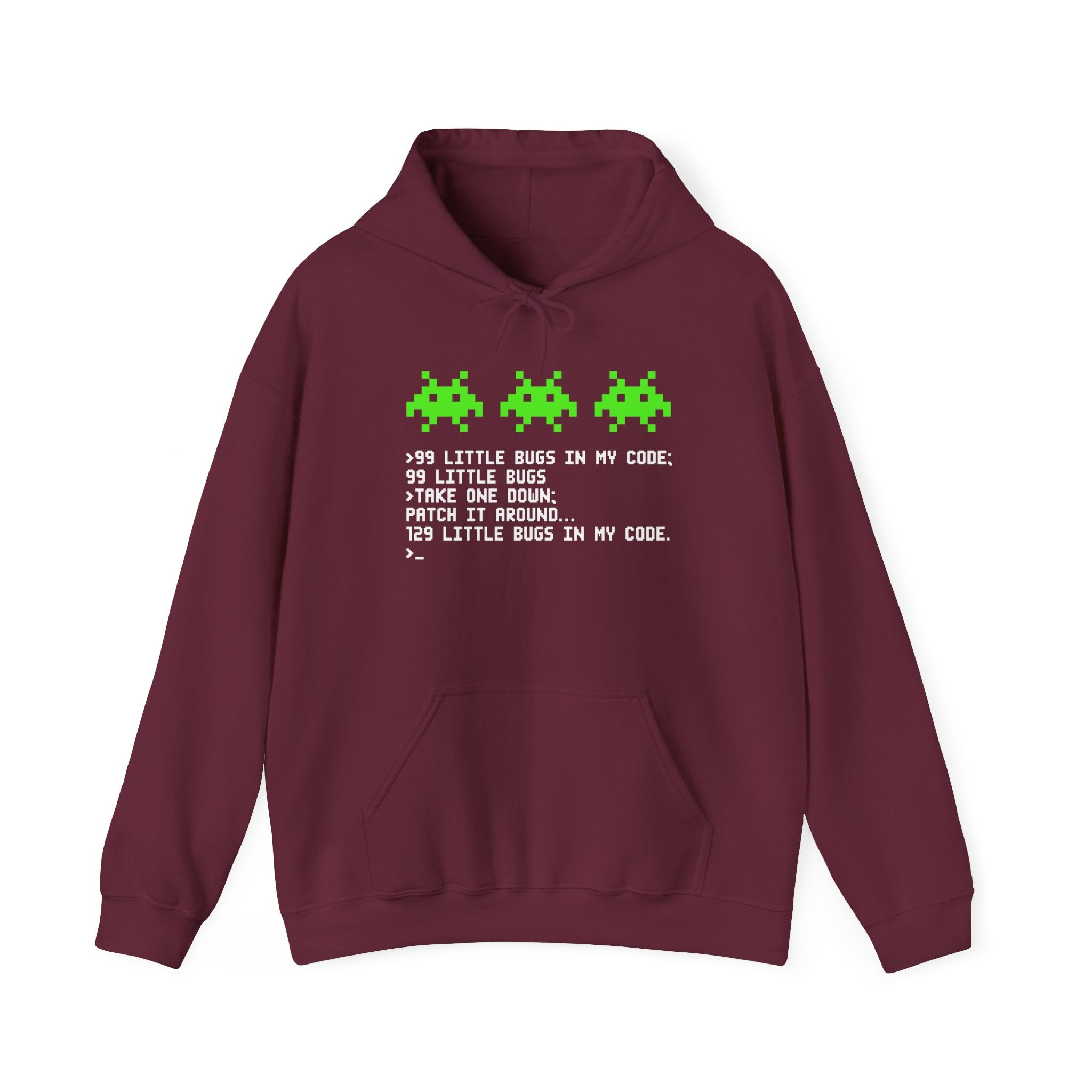 99 Little Bugs In My Code - Nerd Hoodie - It Hoodie - Unisex Hooded Sweatshirt