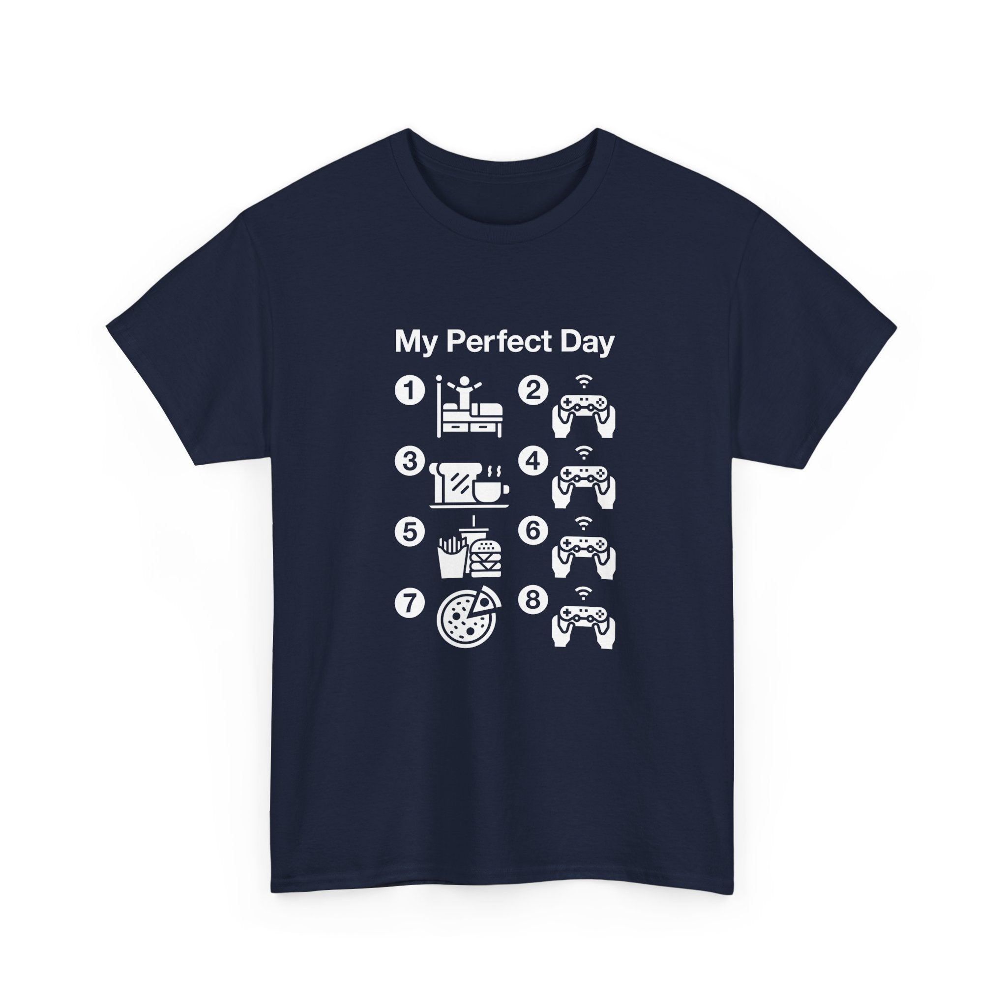 My Perfect Day Gaming -  Unisex Crewneck T-Shirt