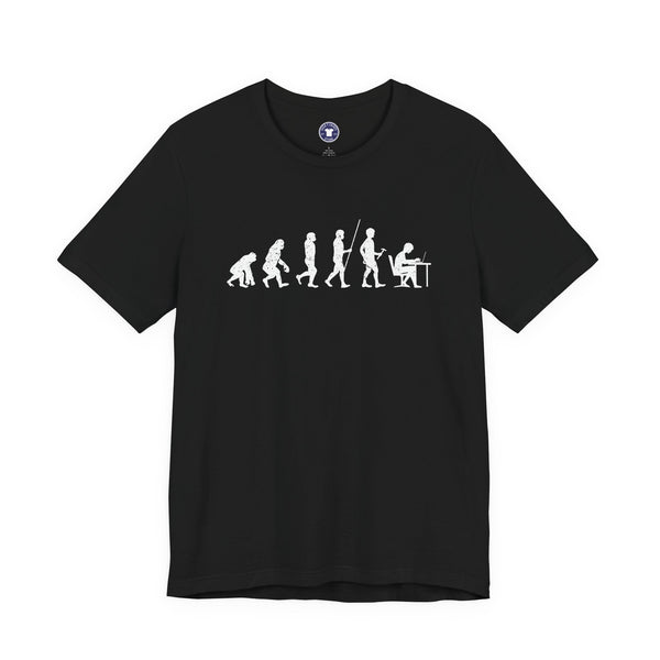 The Evolution To Coders - Premium Unisex Crewneck T-Shirt