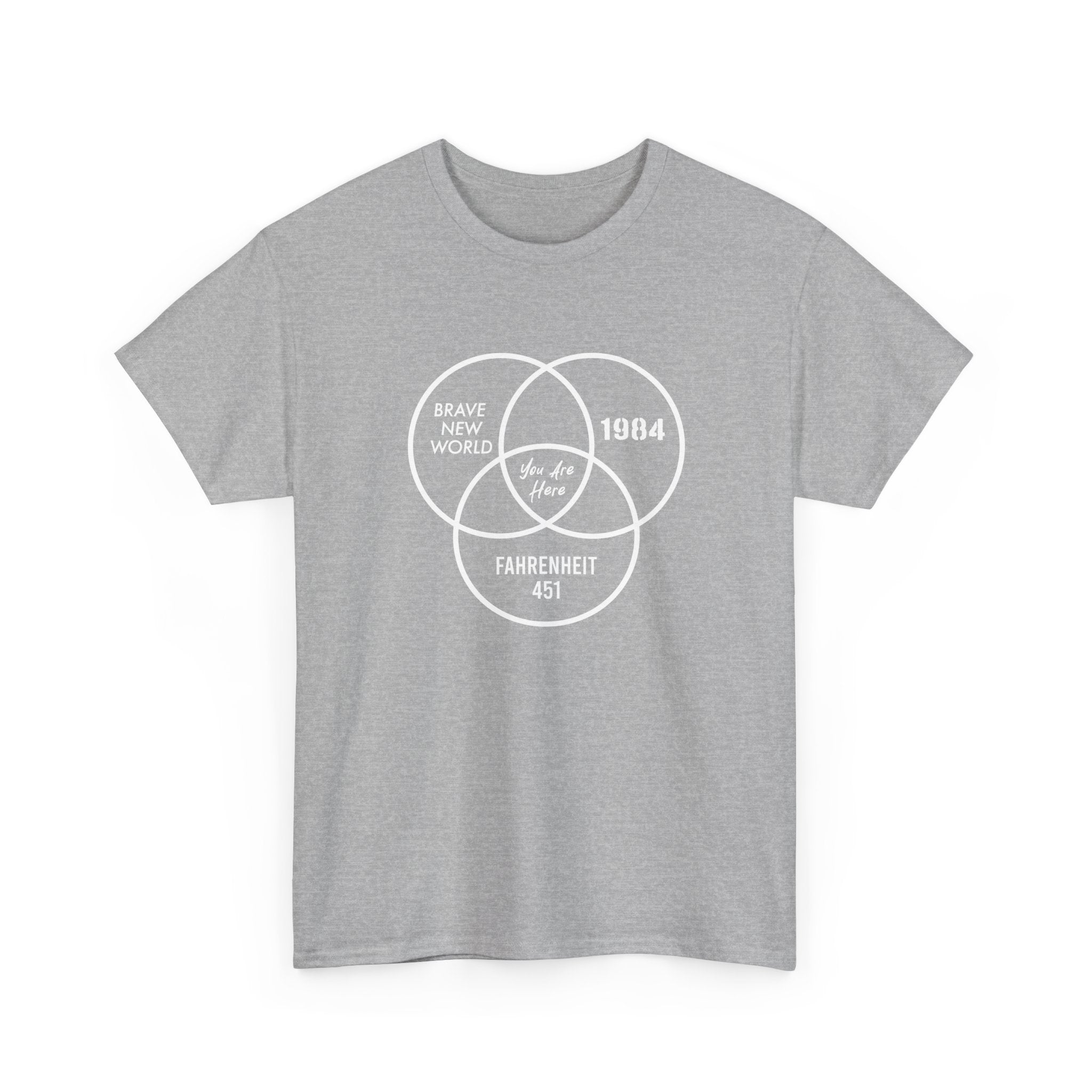 You Are Here - Dystopian Books -  Unisex Crewneck T-Shirt