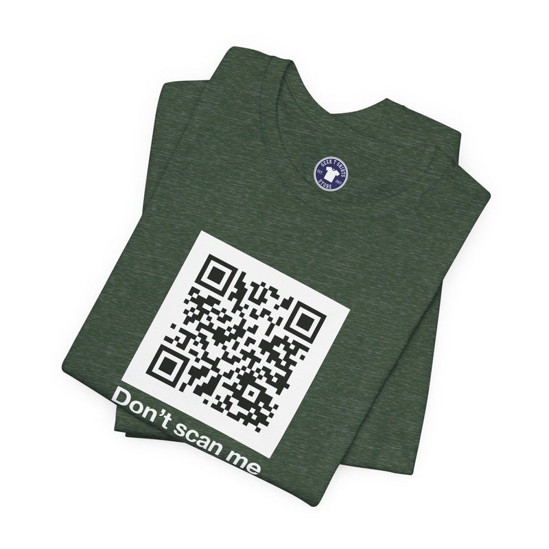 Qr Code Prank - Rick Astley - Dont Scan Me - Premium Unisex Crewneck T-Shirt