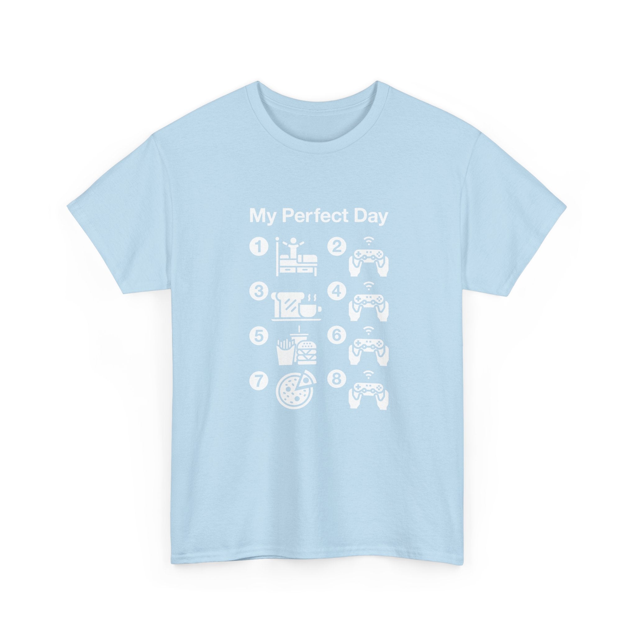 My Perfect Day Gaming -  Unisex Crewneck T-Shirt