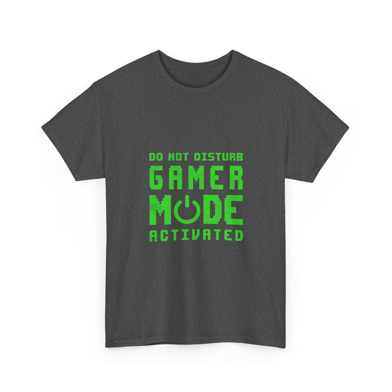 Gamer Mode Activated T-Shirt, Do Not Disturb Tee, Geek T-Shirt, Nerd Shirt, Video Game Lover Gift, Retro Style, Power Symbol Design