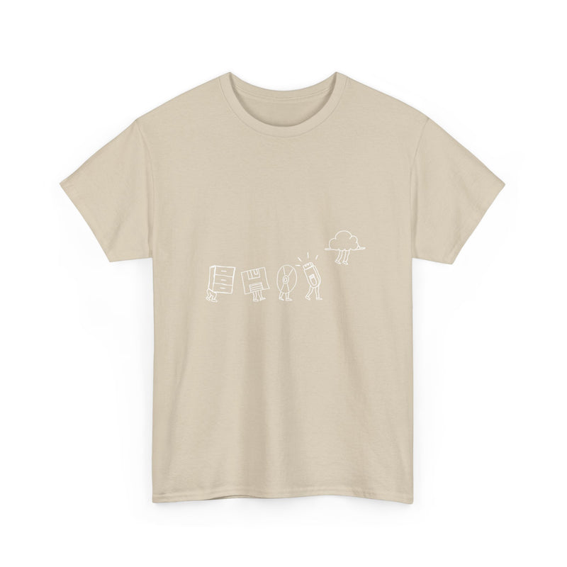 Retro Tech Evolution T-Shirt, Geek T-Shirt, Nerd Shirt, Vintage Computer Art Tee, Tech History Gift, Fun Science Shirt, Digital Age Top