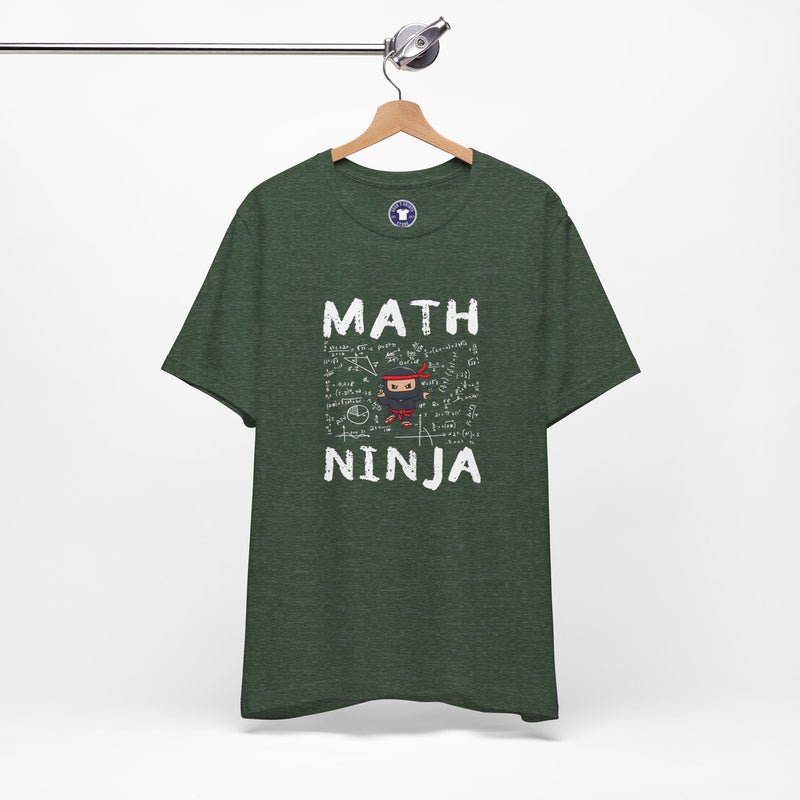 Math Ninja - Math Teacher - Premium Unisex Crewneck T-Shirt