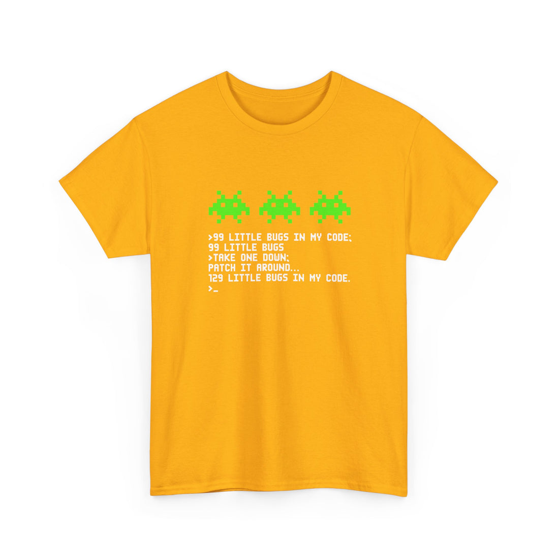 99 Little Bugs In My Code - Nerd Shirt - IT Shirt - Regular Unisex Crewneck T-Shirt