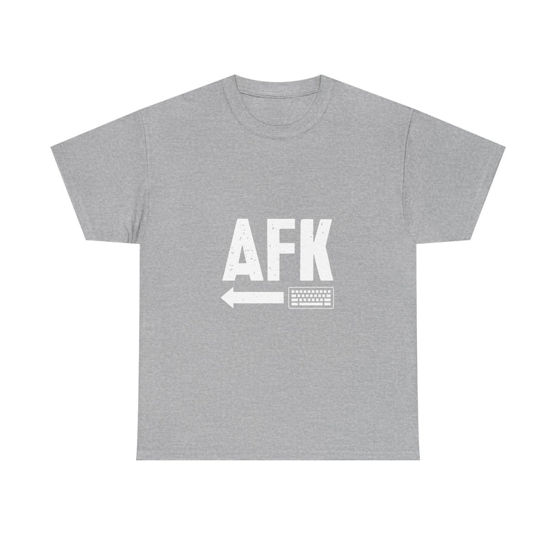 AFK Keyboard T-Shirt, Gamer Tee, Keyboard Lover Gift, Geek T-Shirt, Nerd Shirt, Video Game Apparel, Computer Humor Top, Casual Wear
