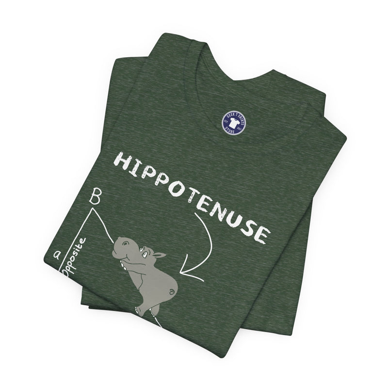 Geometry Hippotenuse Hypotenuse - Premium Unisex Crewneck T-Shirt