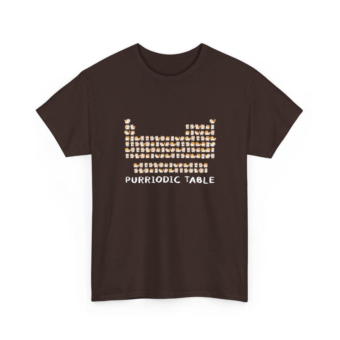 Purriodic Table - Regular Unisex Crewneck T-Shirt