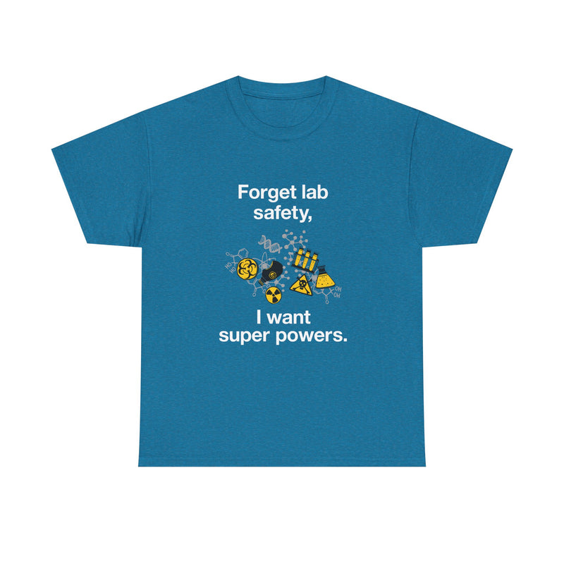 Superpower Lab Science T-Shirt, Geek T-Shirt, Nerd Shirt, Chemistry Humor Tee, Science Lover Gift, Geeky Science Art Shirt, STEM Enthusiast
