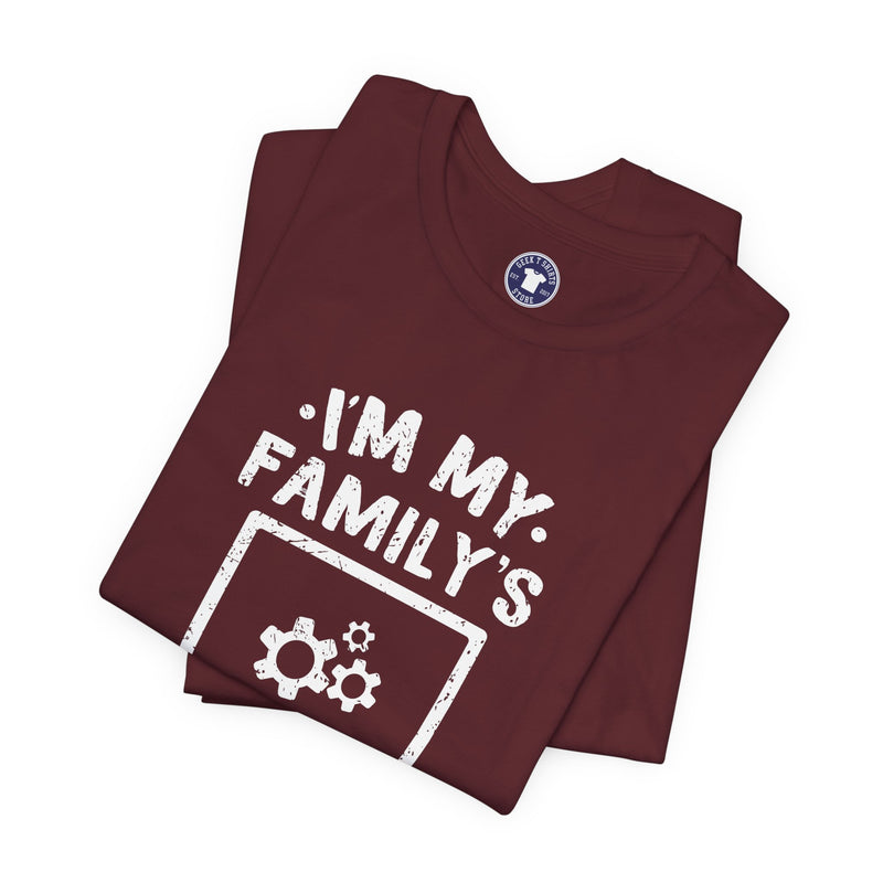 I'm My Family's Unpaid Tech Support - Premium Unisex Crewneck T-Shirt
