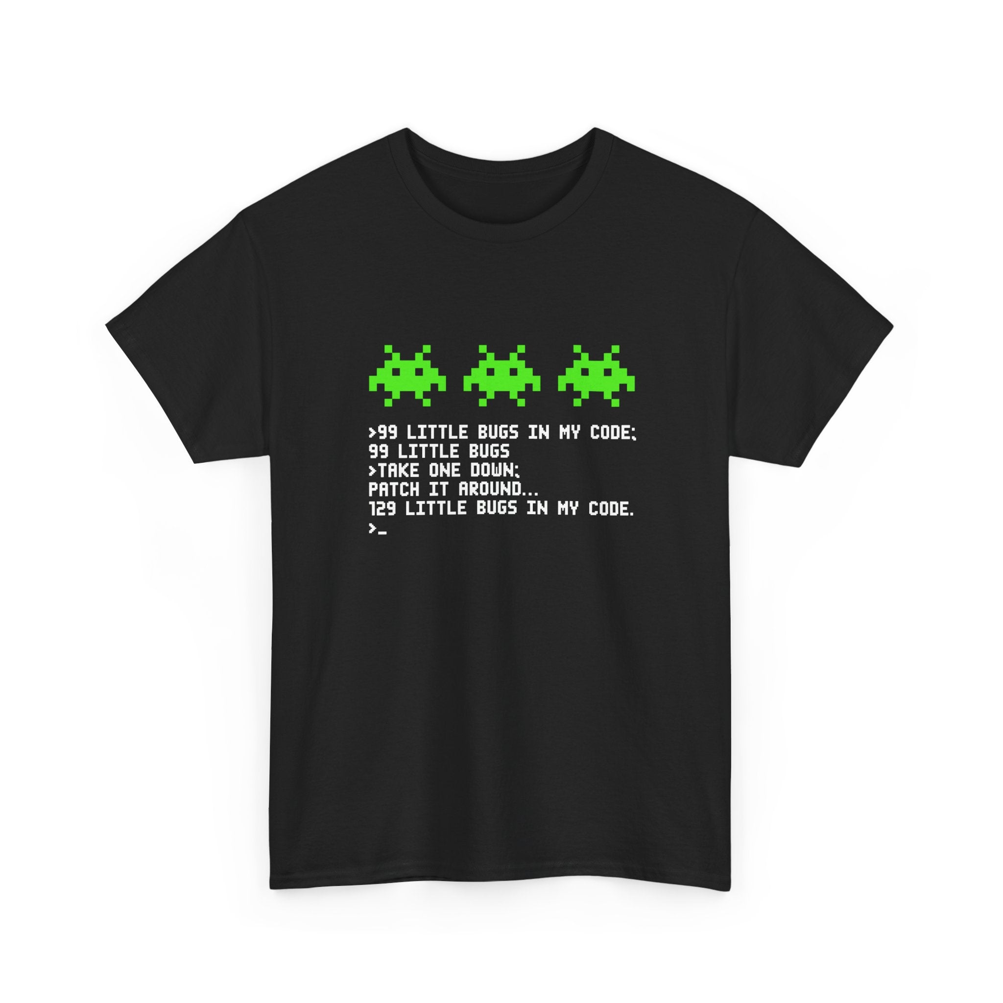 99 Little Bugs In My Code - Nerd Shirt - IT Shirt - Regular Unisex Crewneck T-Shirt