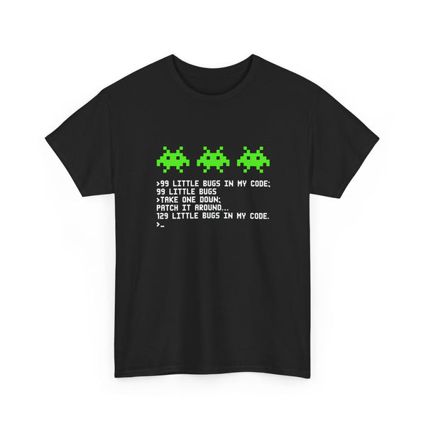 99 Little Bugs In My Code - Nerd Shirt - IT Shirt - Regular Unisex Crewneck T-Shirt