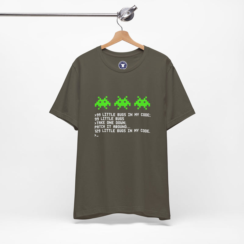 99 Little Bugs In My Code - Nerd Shirt - IT Shirt - Premium Unisex Crewneck T-Shirt