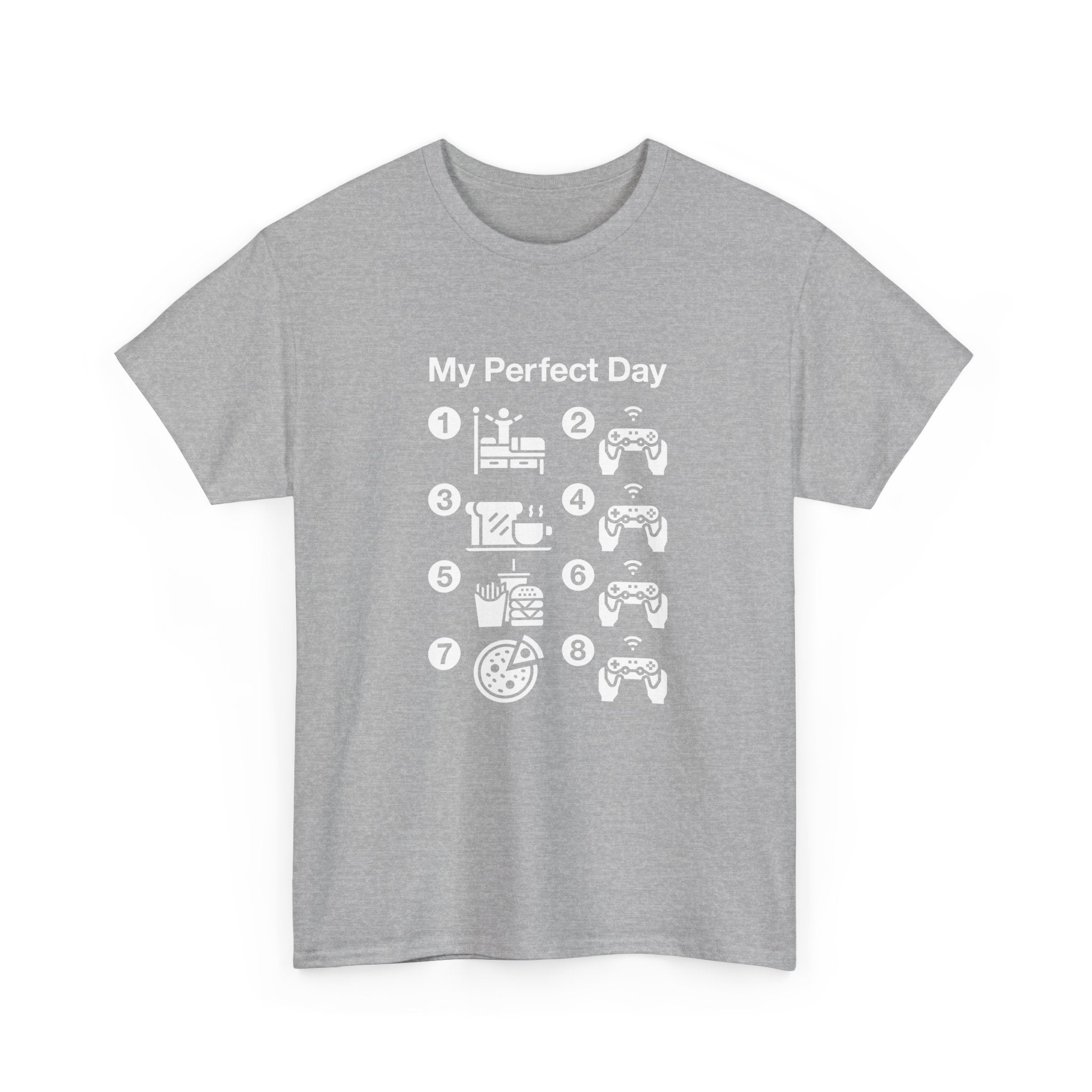 My Perfect Day Gaming -  Unisex Crewneck T-Shirt