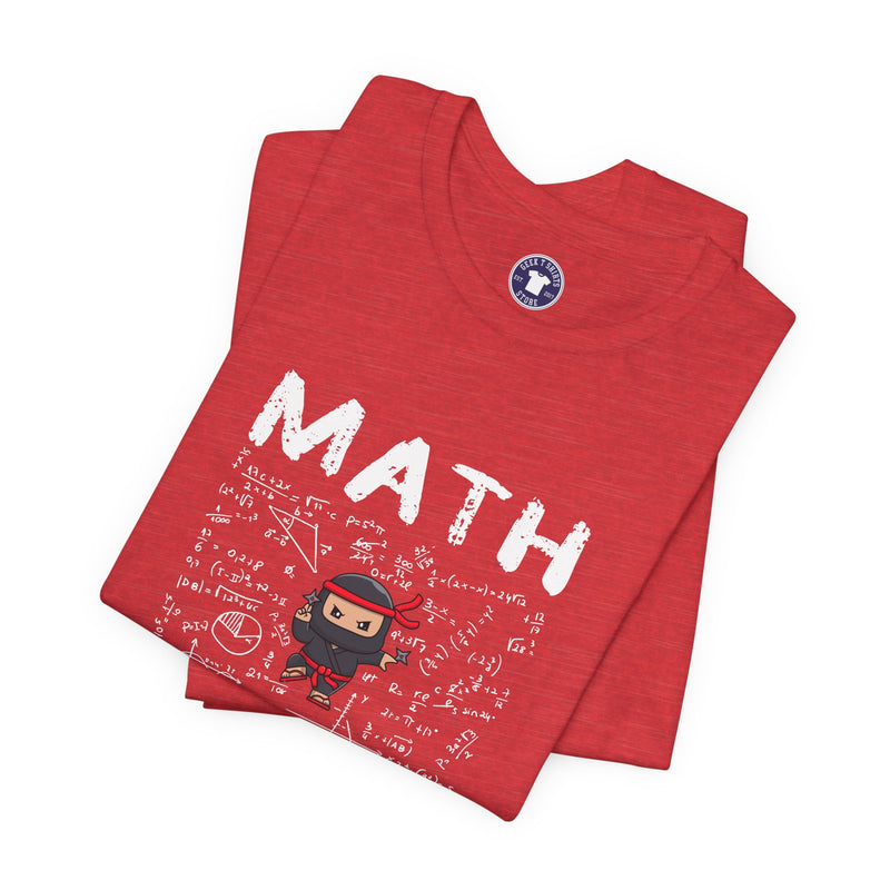 Math Ninja - Math Teacher - Premium Unisex Crewneck T-Shirt