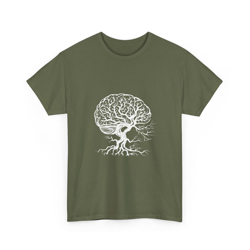 Brain Tree T-Shirt, Mind Tree Art Tee, Geek T-Shirt, Nerd Shirt, Science Nature Shirt, Intelligent Tree Design, Unique Tree Gift Tee