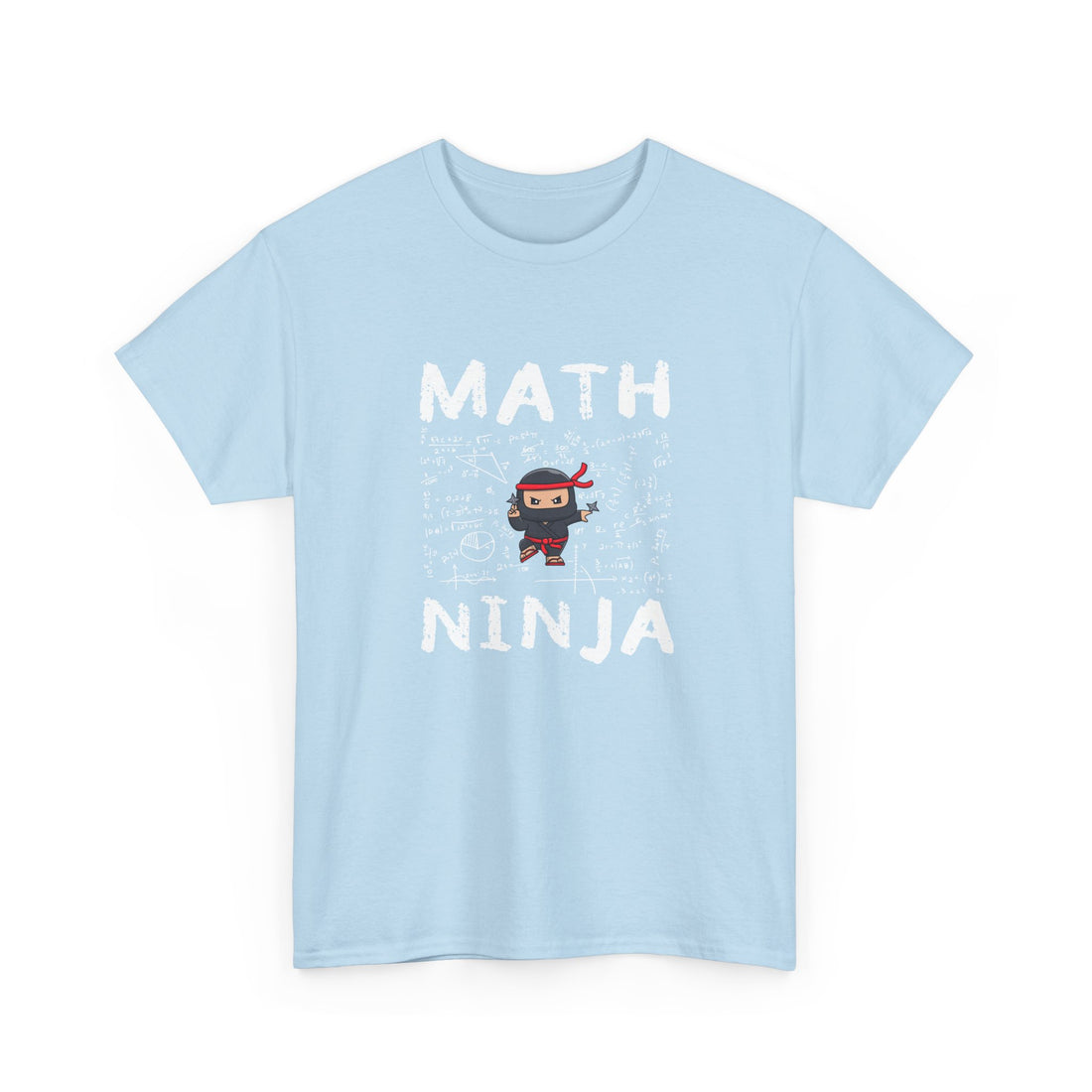 Math Ninja - Math Teacher -  Unisex Regular Crewneck T-Shirt