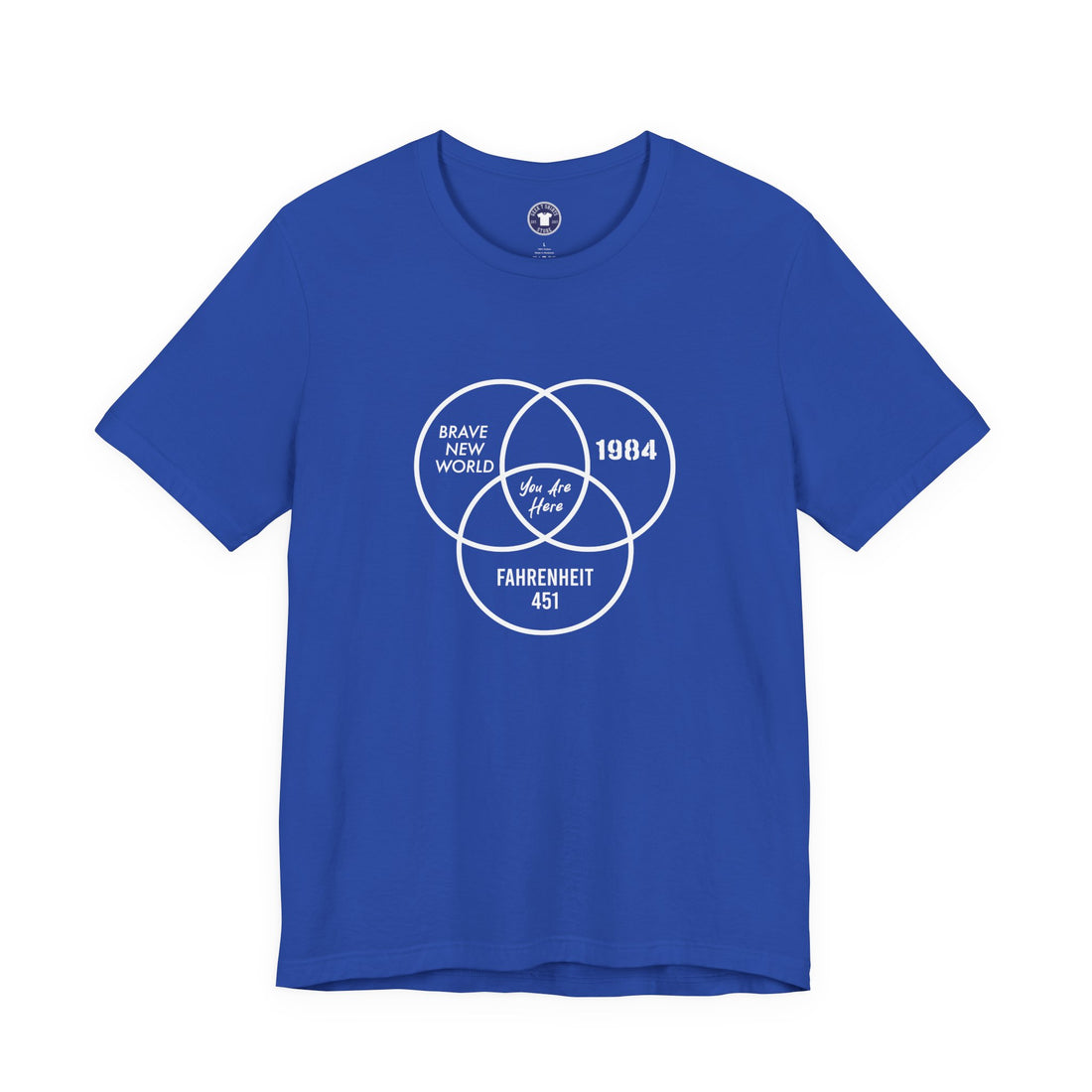 You Are Here - Dystopian Books - Premium Unisex Crewneck T-Shirt