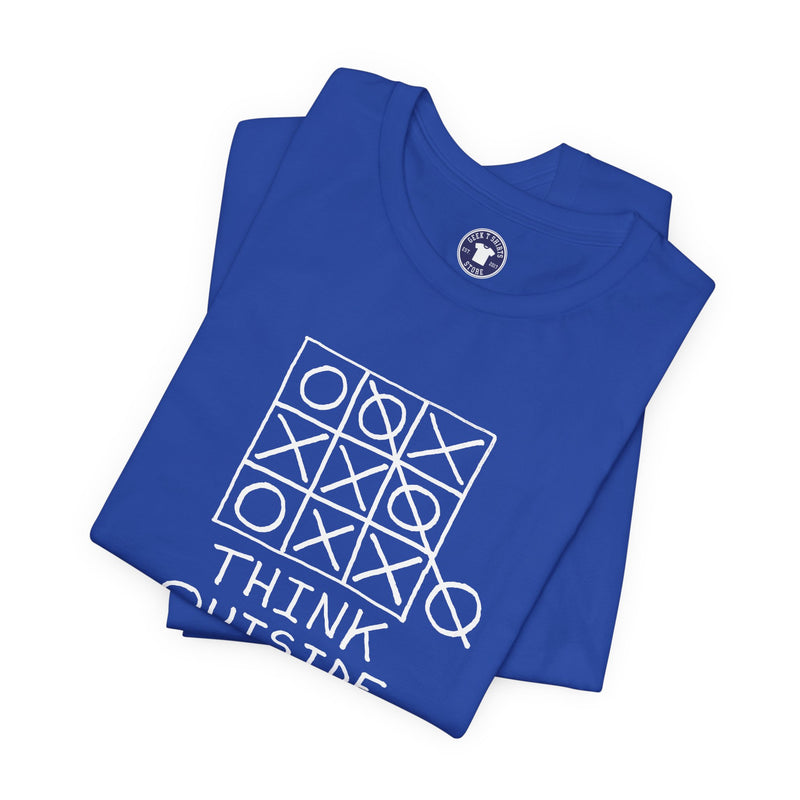 Think Outside The Box - Premium Unisex Crewneck T-Shirt