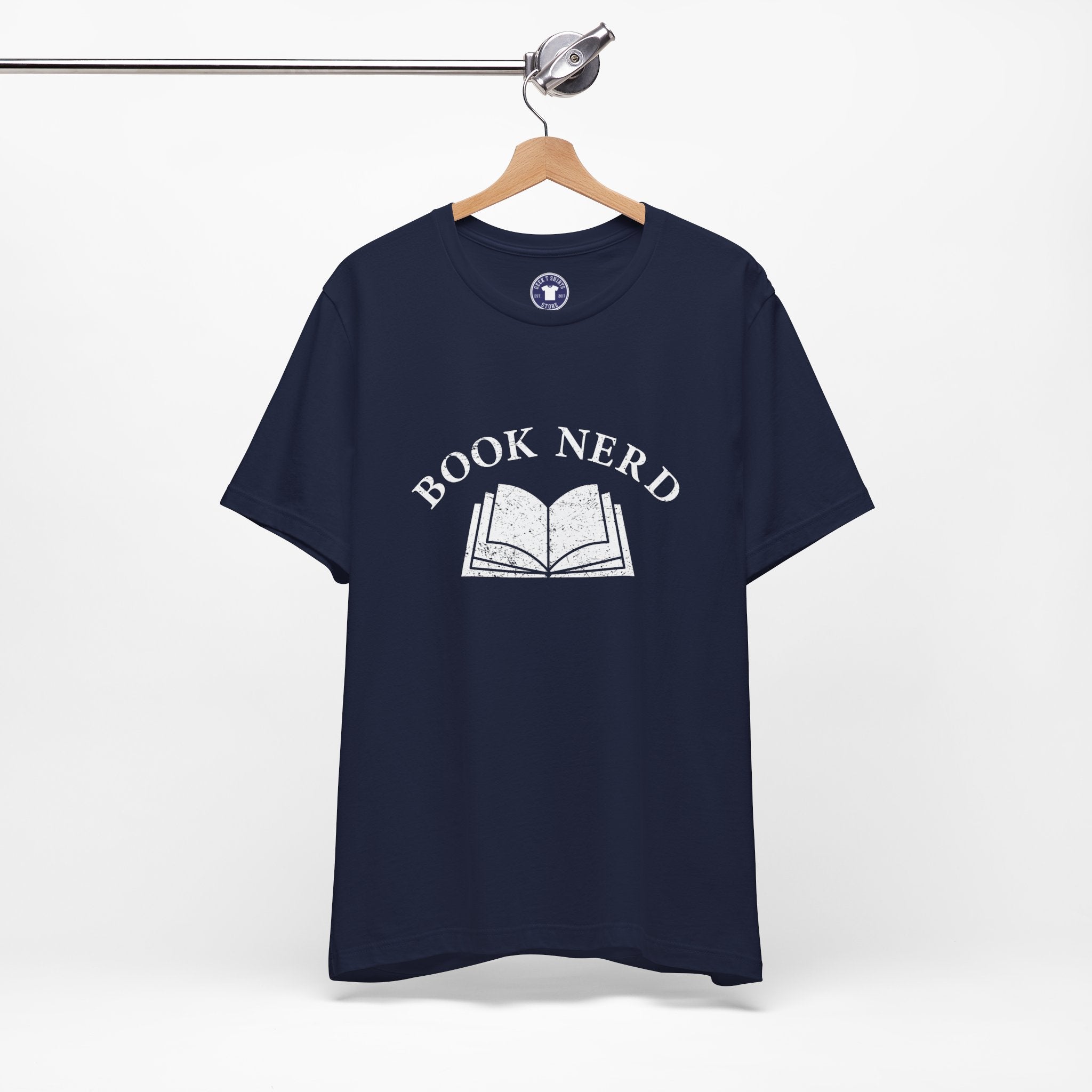 Book Nerd - Premium Unisex Crewneck T-Shirt
