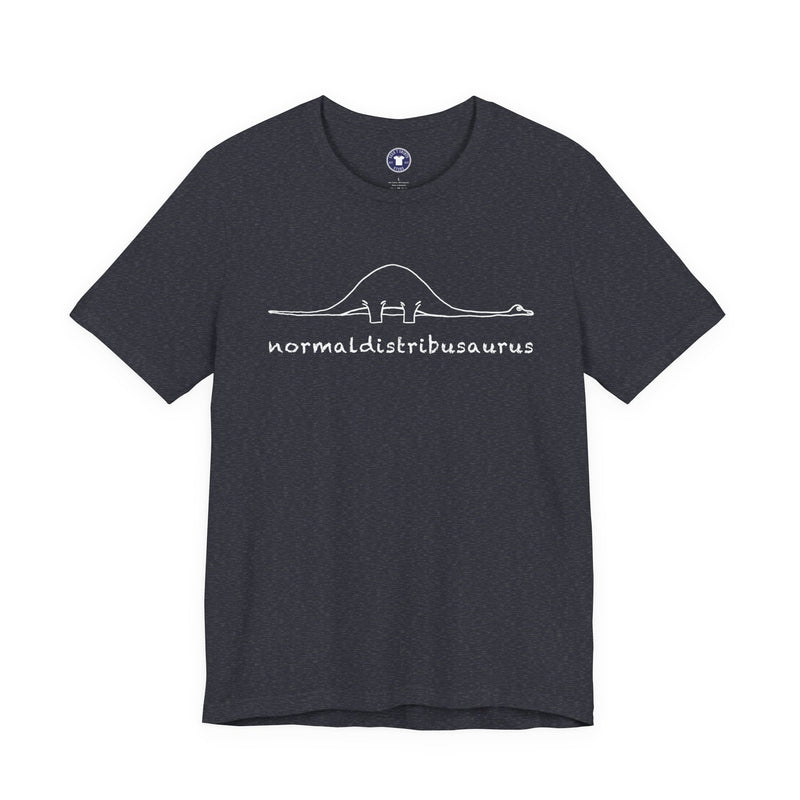 Math Statistics - Normaldistribusaurus - Premium Unisex Crewneck T-Shirt