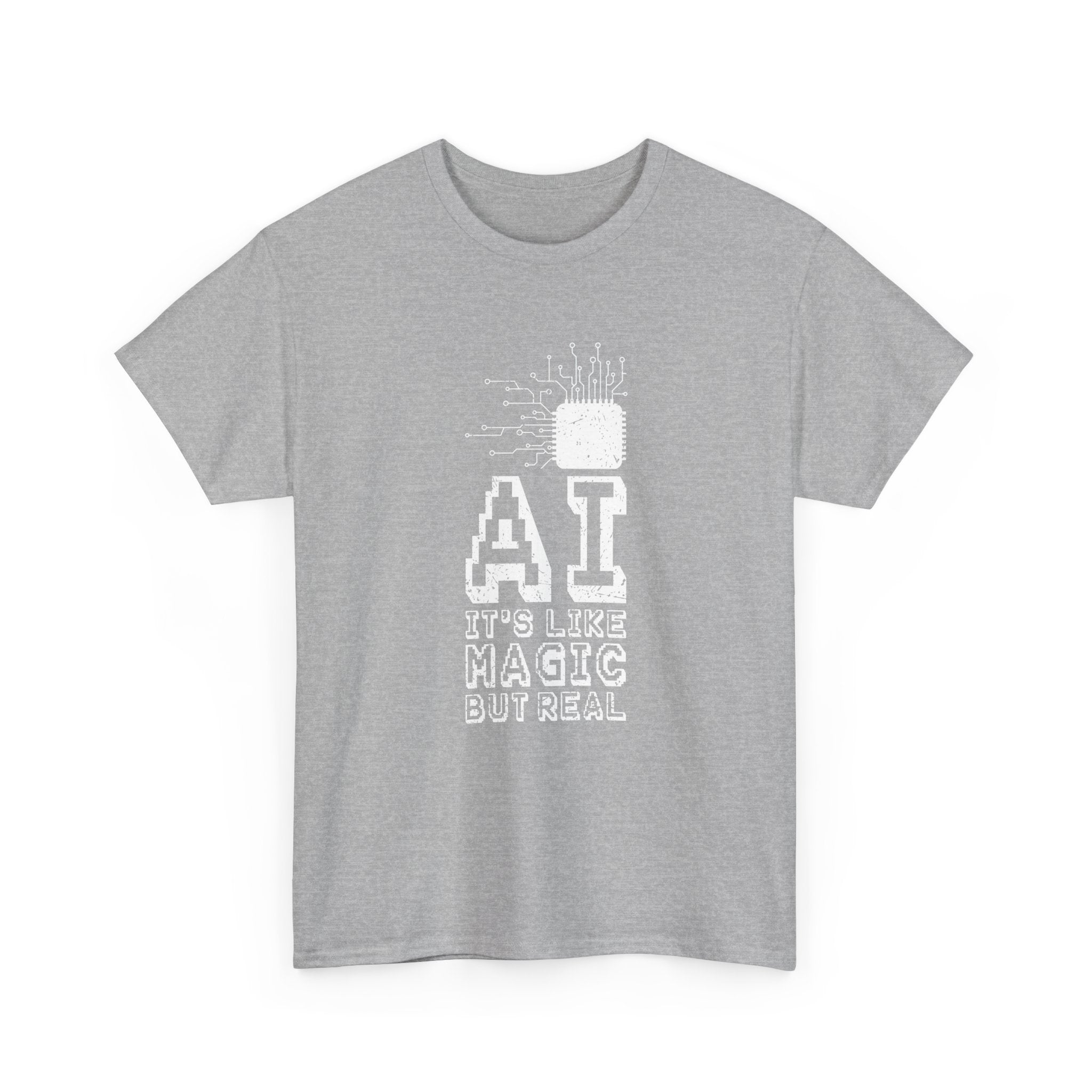 AI Like Magic But Real -  Unisex Crewneck T-Shirt