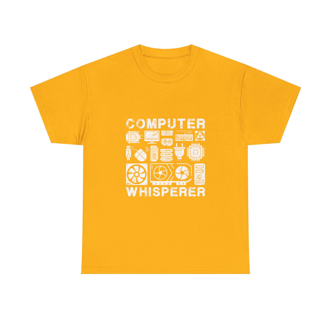 Computer Whisperer T-Shirt, Geek T-Shirt, Nerd Shirt, Tech Lover Tee, Programmer Gift, Retro Computer Parts Art, Electronics Enthusiast Top