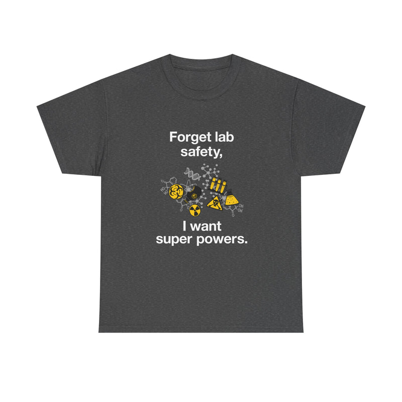 Superpower Lab Science T-Shirt, Geek T-Shirt, Nerd Shirt, Chemistry Humor Tee, Science Lover Gift, Geeky Science Art Shirt, STEM Enthusiast
