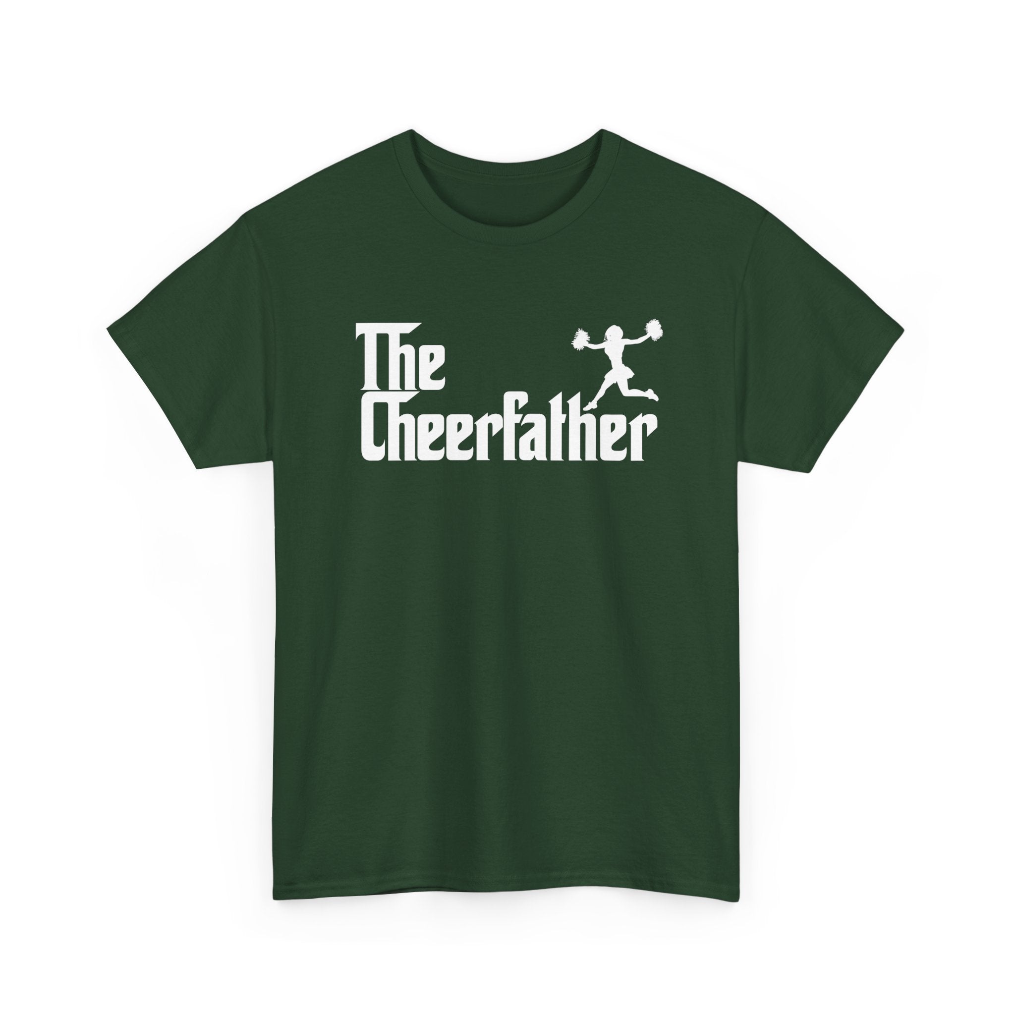 Funny Cheer Dad Shirt The Cheerfather Cheerleader Father Gift - Unisex Regular Crewneck T-Shirt