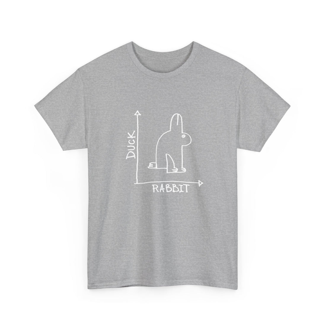 Rabbit-Duck Paradox - Regular Unisex Crewneck T-Shirt