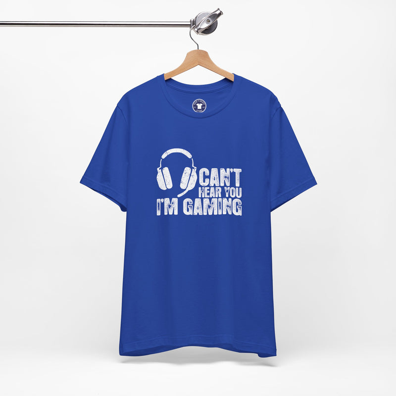Can't Hear You I'm Gaming - Premium Unisex Crewneck T-Shirt