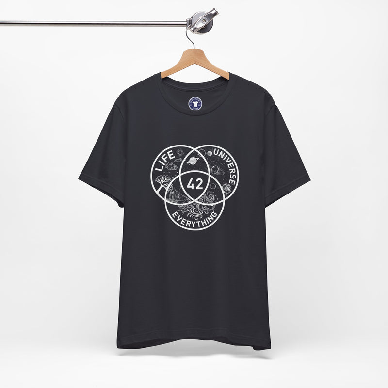 42 Answer To Life The Universe And Everything - White Version - Premium Unisex Crewneck T-Shirt