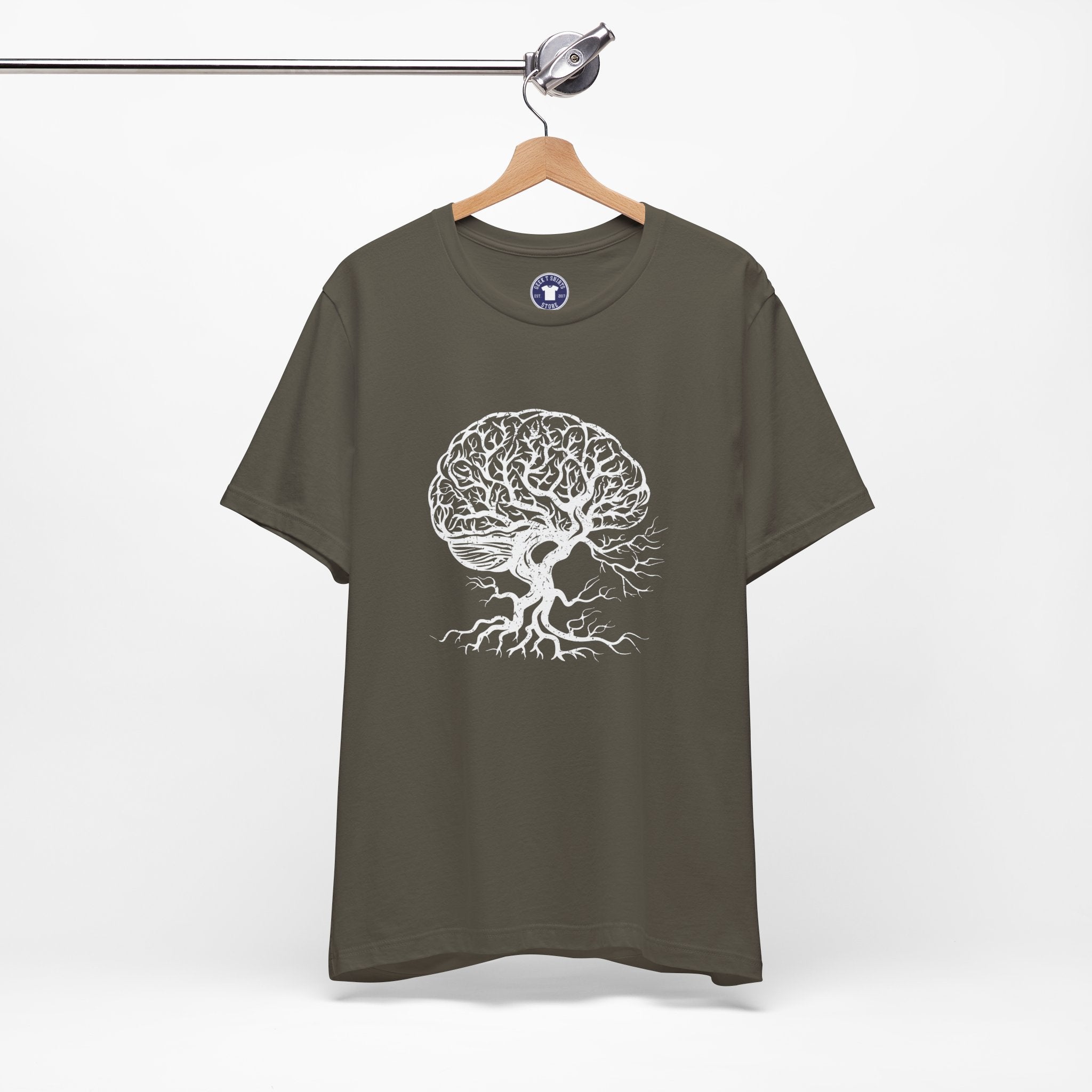 Brain Tree - Premium Unisex Crewneck T-Shirt