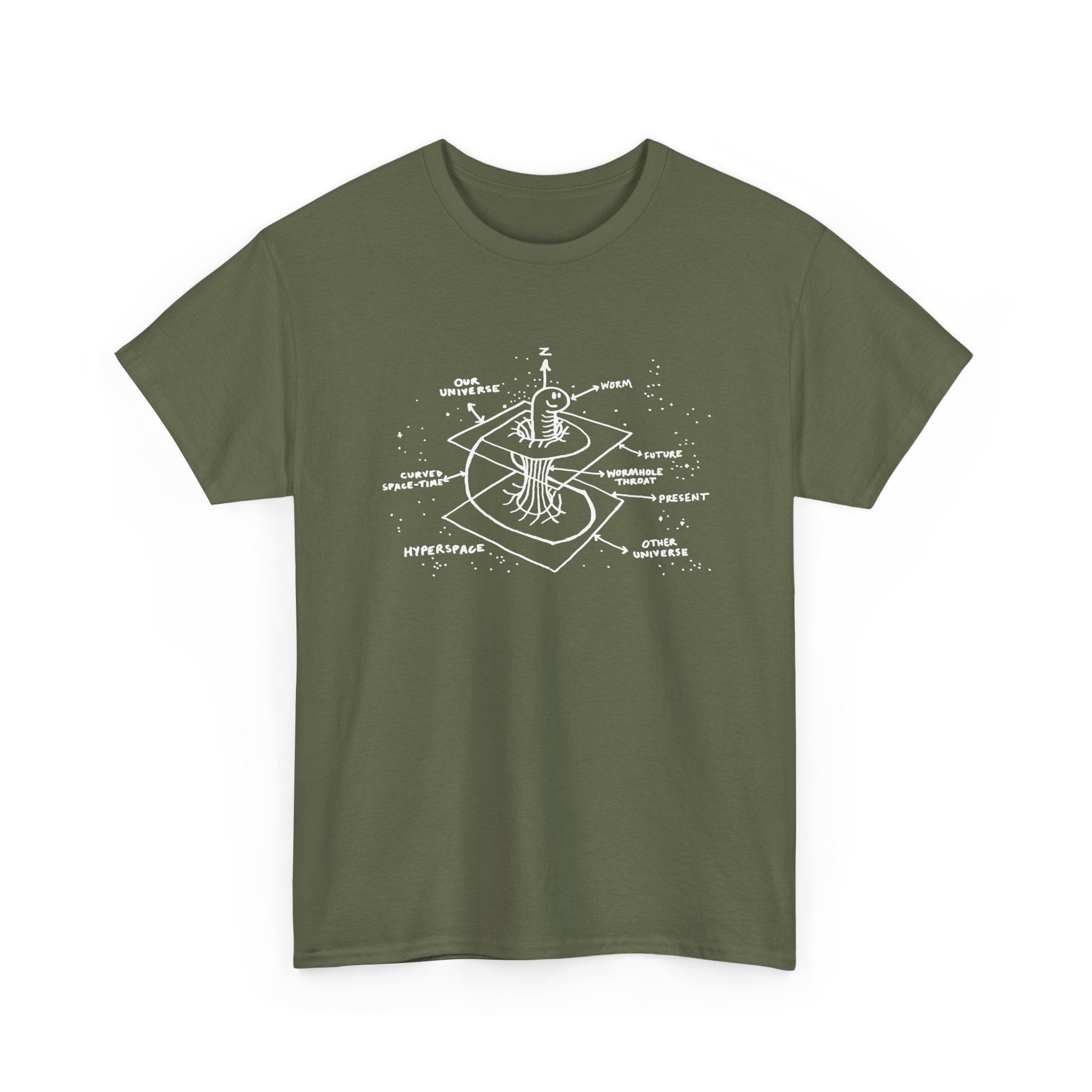 Time Warp Physics Wormhole -  Unisex Crewneck T-Shirt